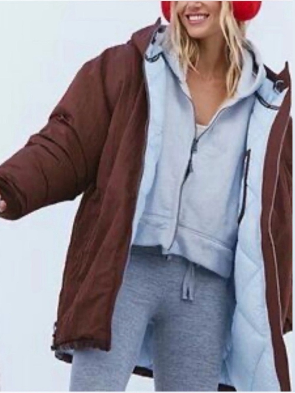 FREE PEOPLE ROAMING ON REVERSIBLE PARKA